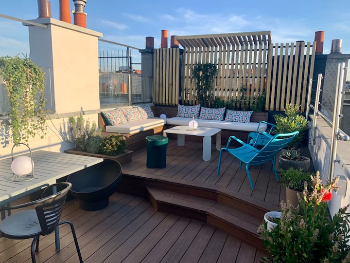 Amazing view, terrace, Luxury flat