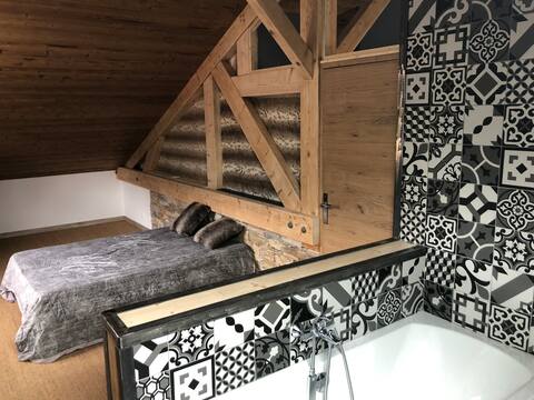 Recent semi-detached mountain-style chalet