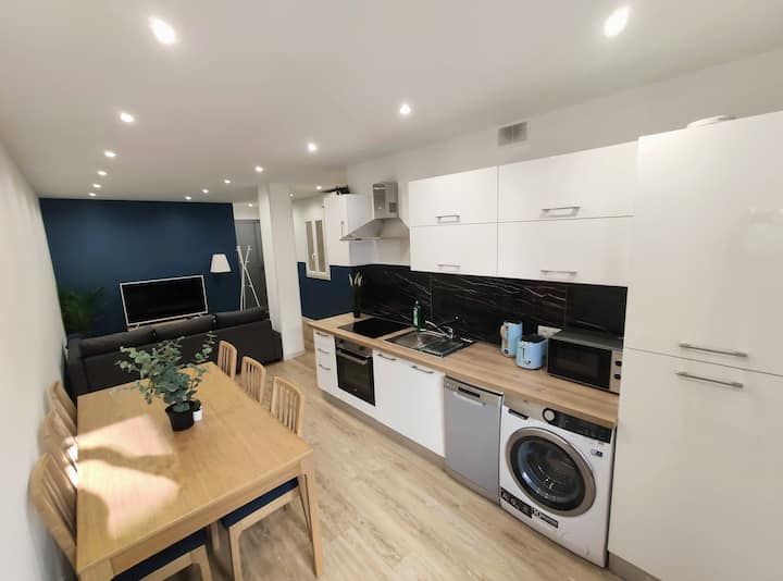 Nice Centre : Appart Spacieux 7p Clim - Beaulieu-sur-Mer