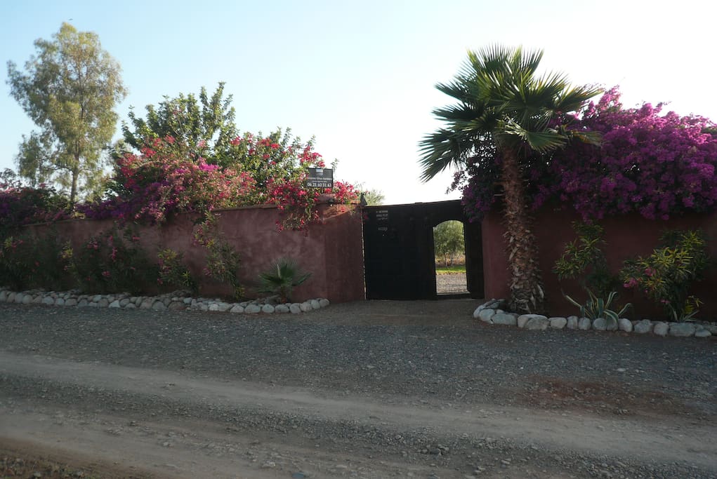 Grand portail entrée du domaine