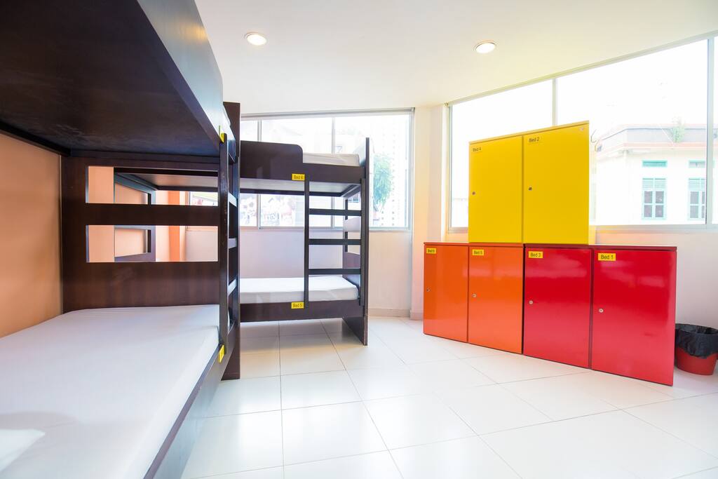 6 bed dorms