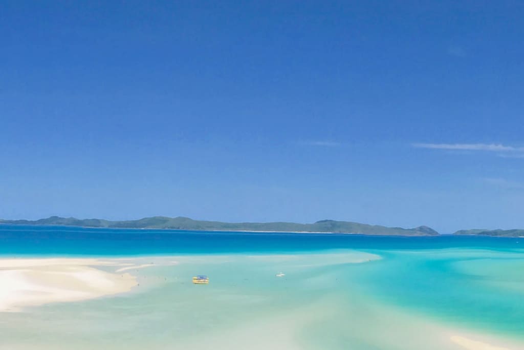 Whitehaven Beach (boat ride required)