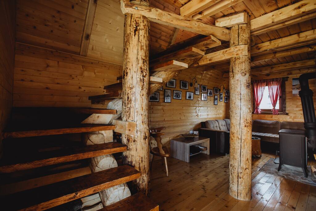 Stairs and Living room