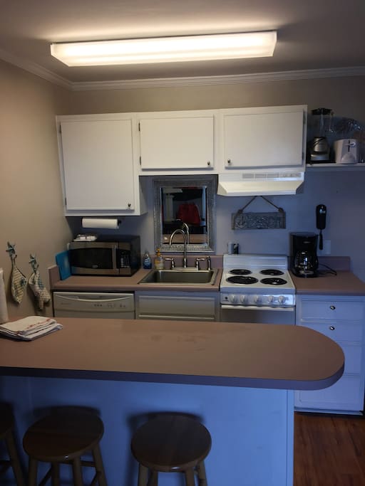 Full kitchen with all necessities