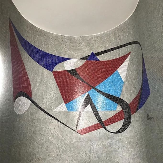 Obra de Di Cavalcanti - área interna do prédio