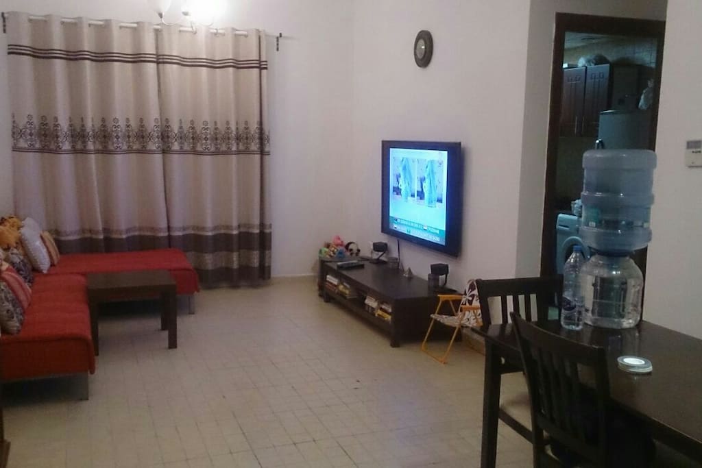 Living room view from entrench door