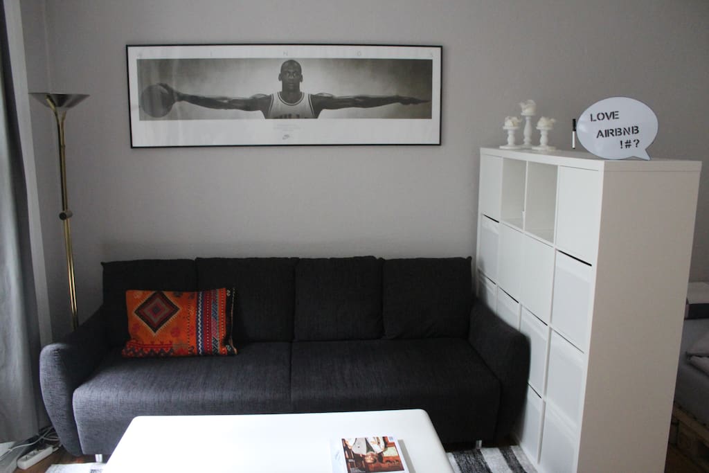 Schlafcouch (Ausziehbar für zwei Personen)