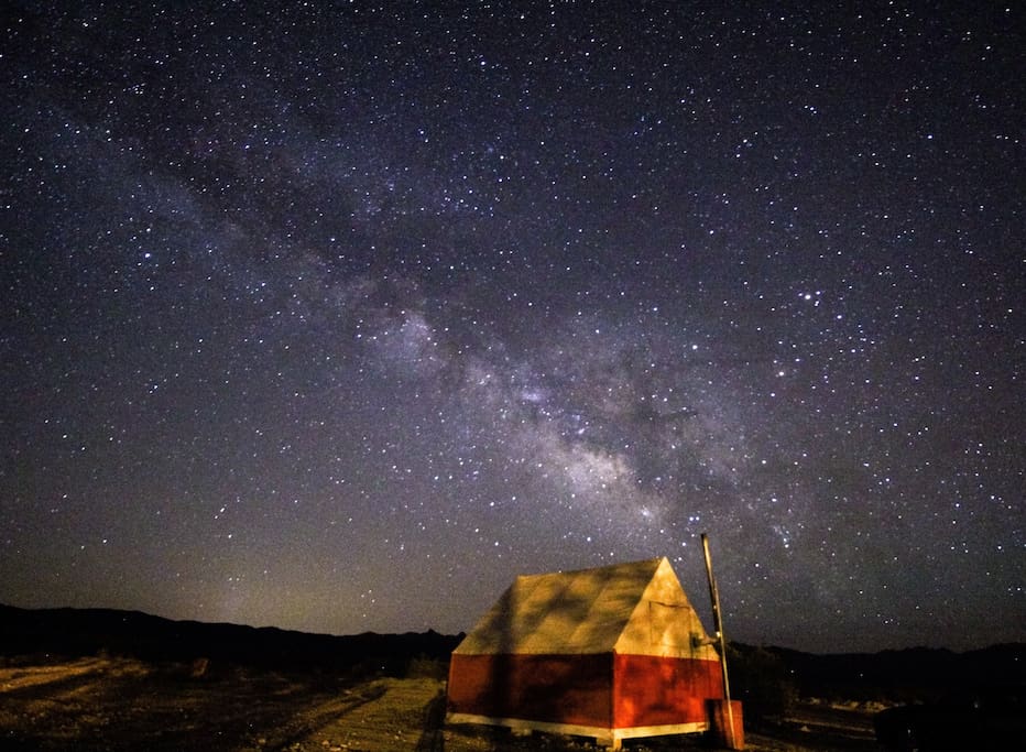 Nobu Namenta's (a guest) photo of Milky Way over cabin!