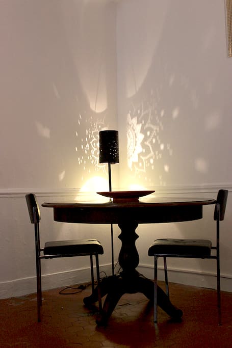 Table salon.