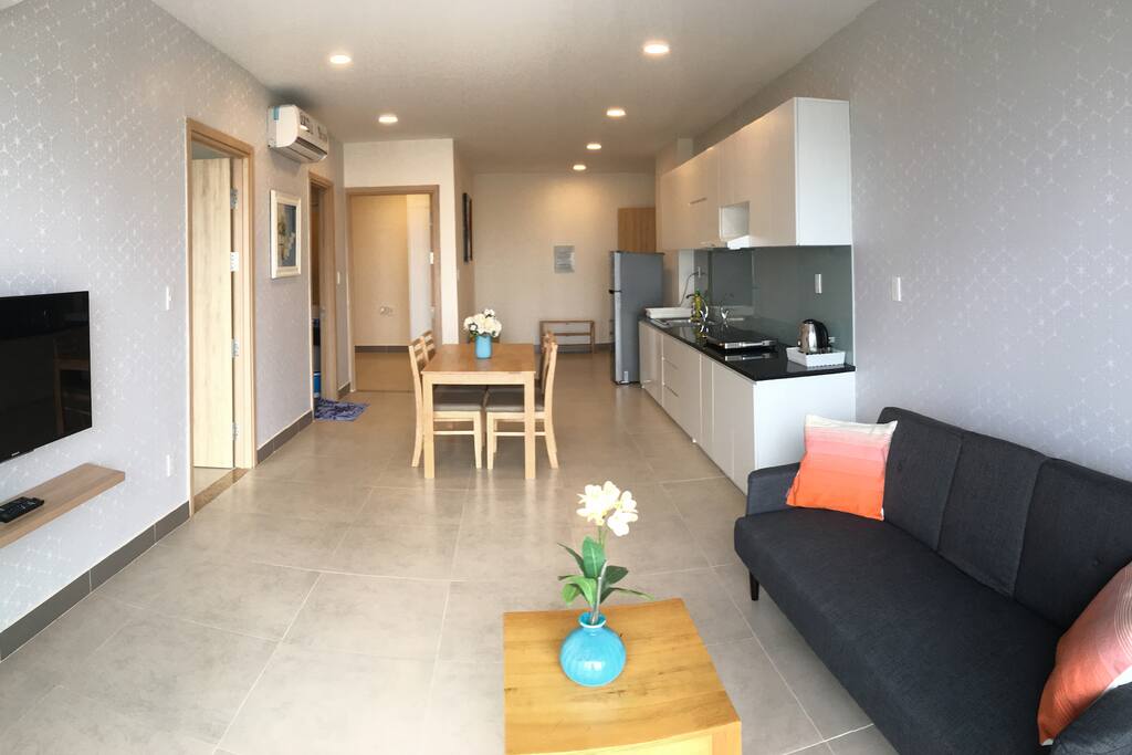 Apartment overview from balcony