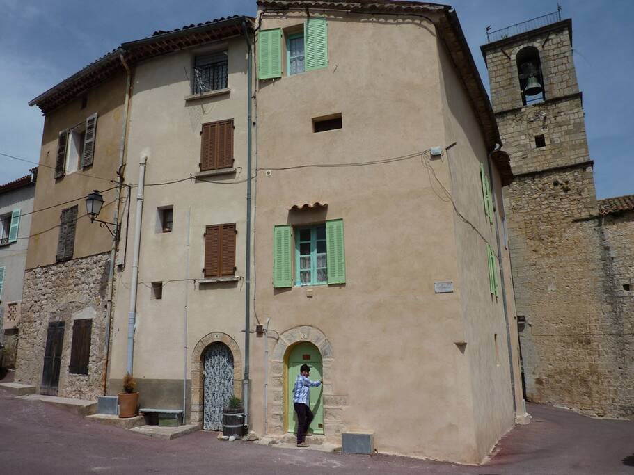 Vue extérieure de la maison