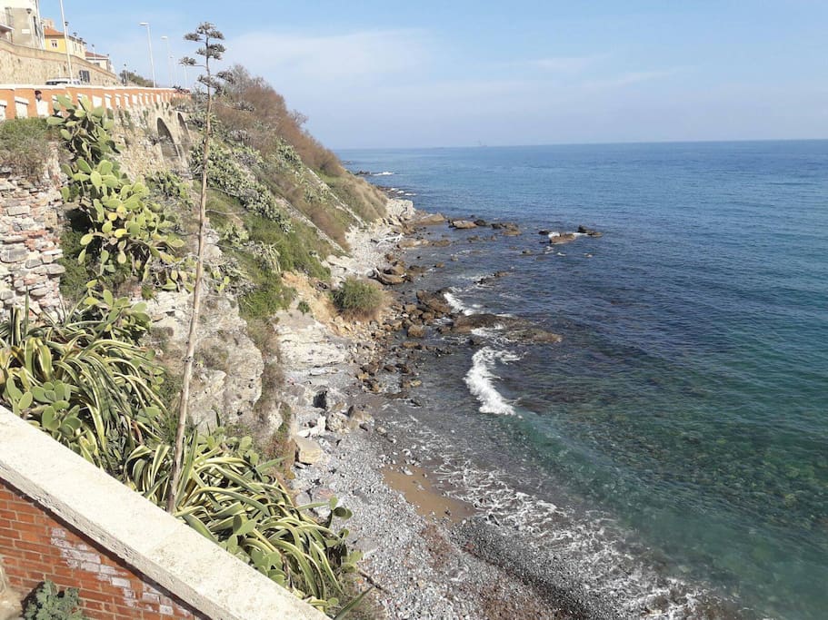 sotto il Castello di Piombino