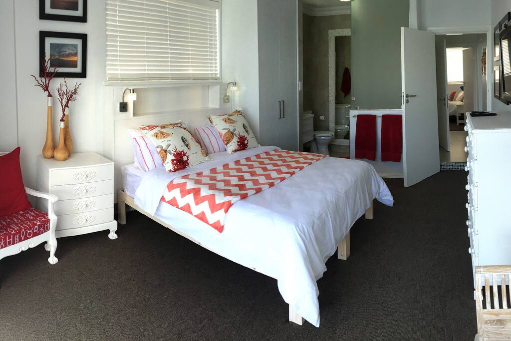 Master bedroom and ensuite