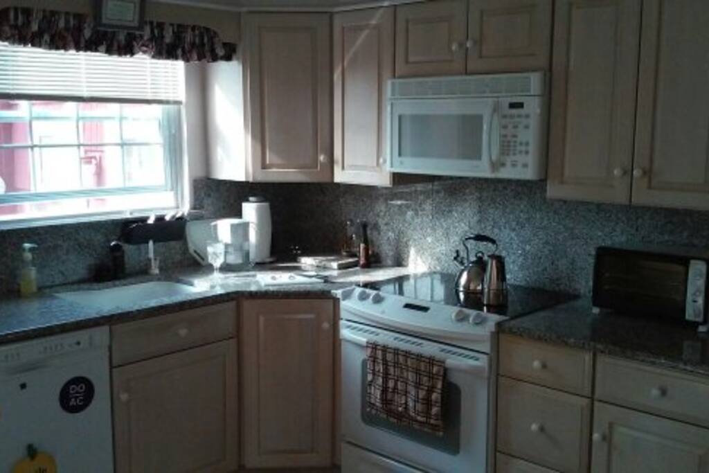 Full Granite Modern Kitchen