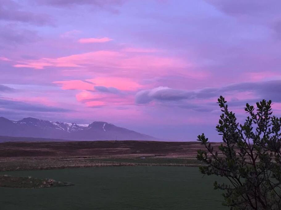 The night view to south in the beginning of June- no filter -