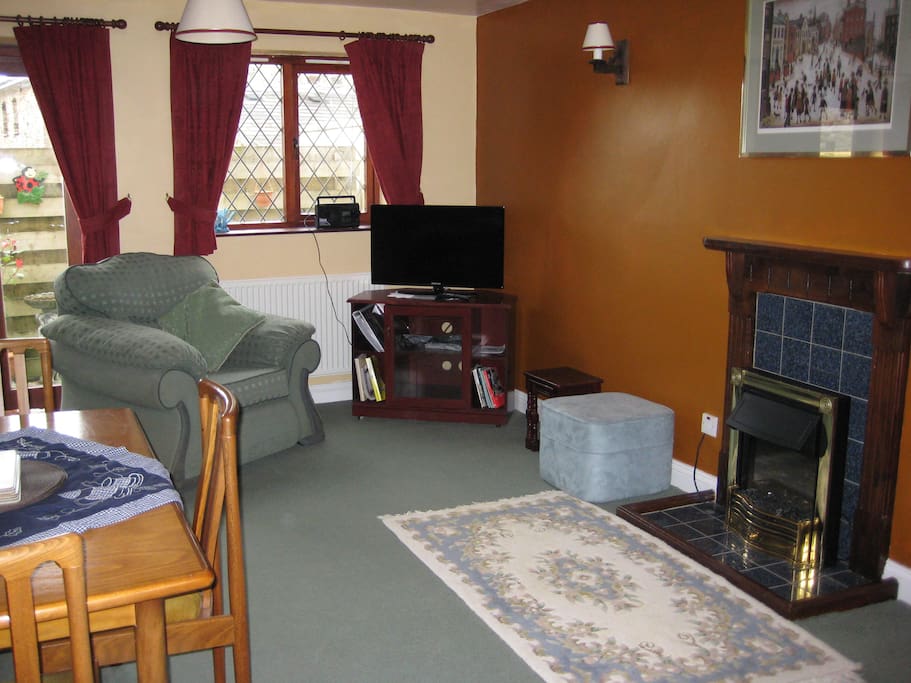 Part of the living/dining room