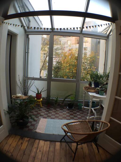 indoor terrace