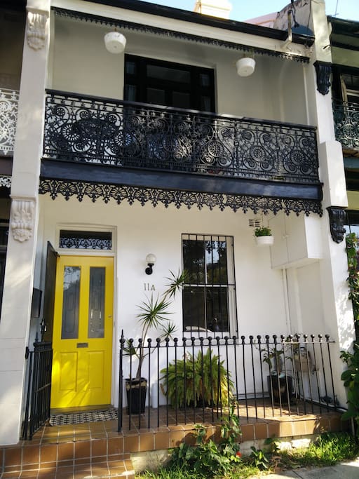 Here's our pretty Victorian terrace