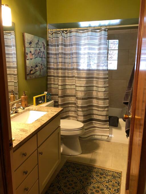 upstairs private bathroom for guests