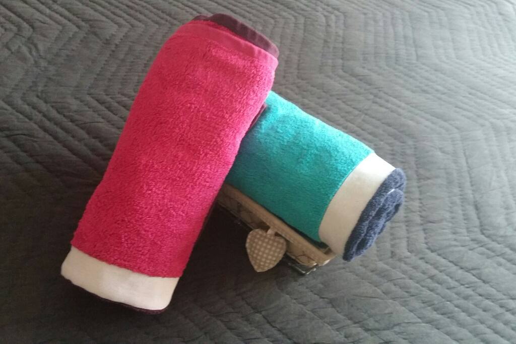 Serviettes de bain