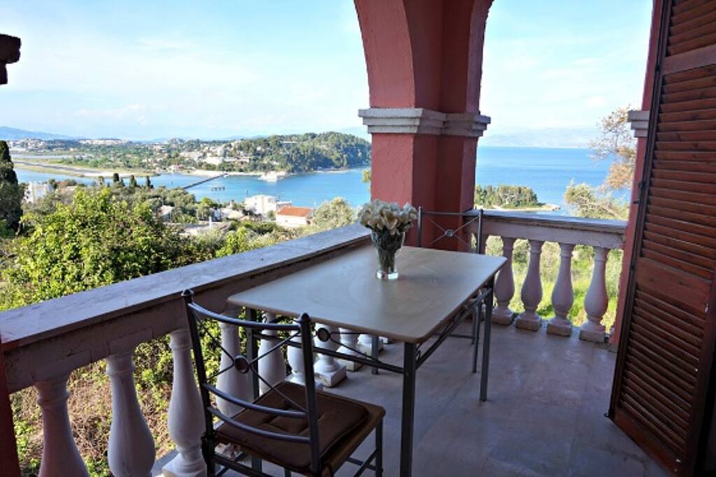 The balcony..
