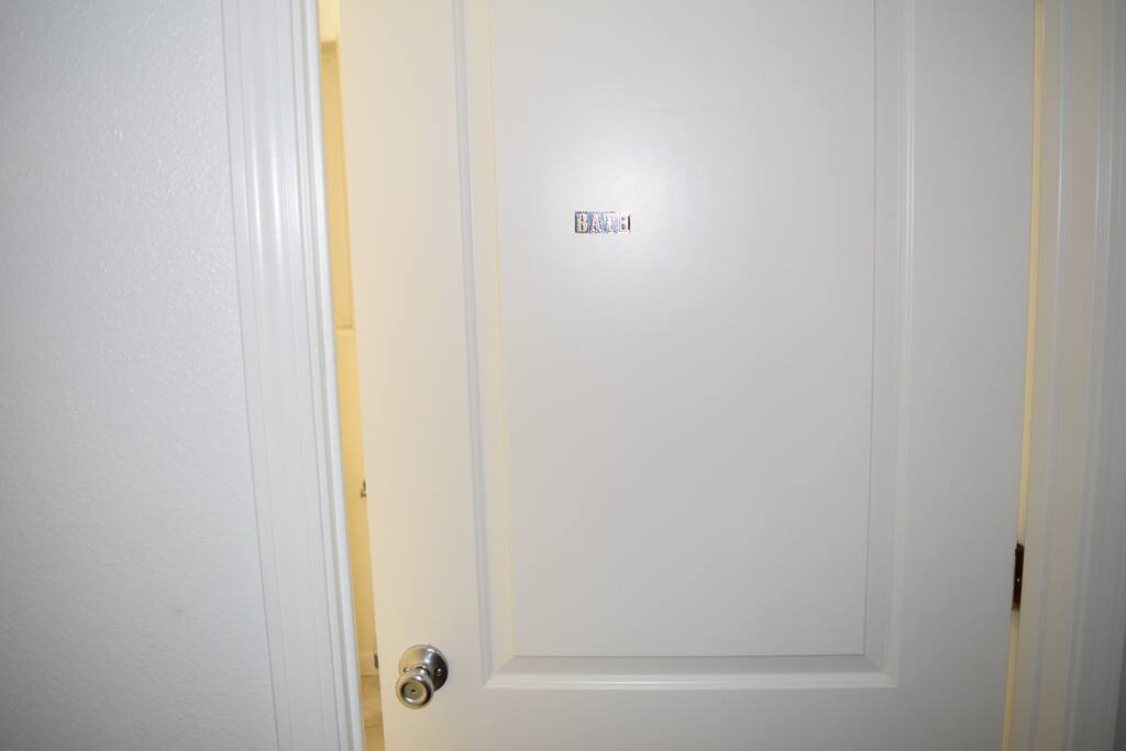 Shared bathroom in hallway