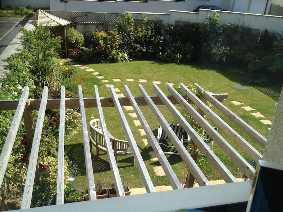 View from upstairs bedroom