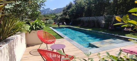 "Les Chênes" 
Villa piscine Luberon Maubec