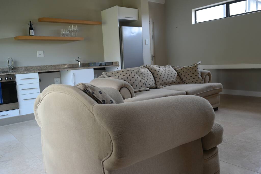 Lounge and kitchenette from private entrance