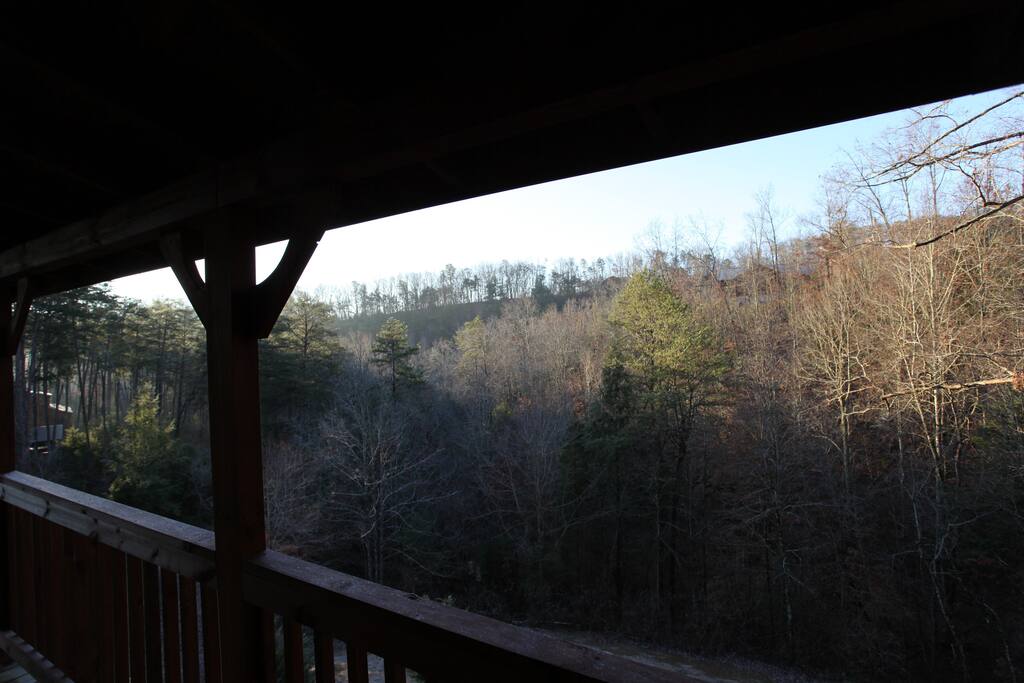 Views from the rear decks