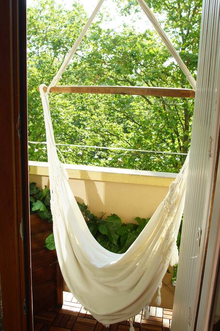 Un hammac au soleil tous les matins !