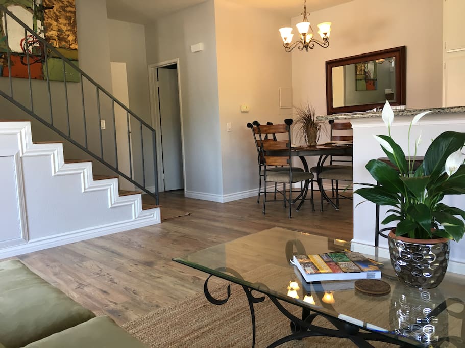 LOVELY LIVING ROOM - DINNING ROOM - KITCHEN AREA