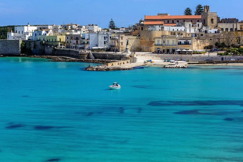 The town of Otranto and sea, few minutes walk from the villa