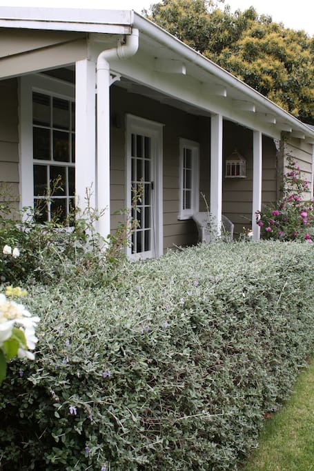 Front porch of Homewood cottage