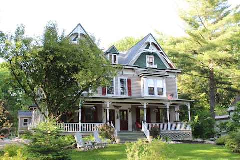Successful Airbnb property: Slingerlands Grey Gables Gothic Victorian Duplex in Albany
