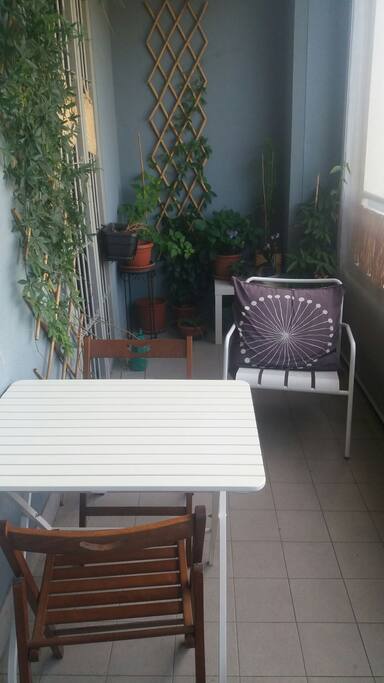 balcone collegato alla camera da letto