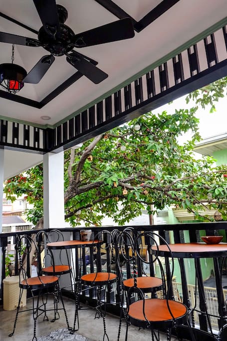 Veranda on second floor.