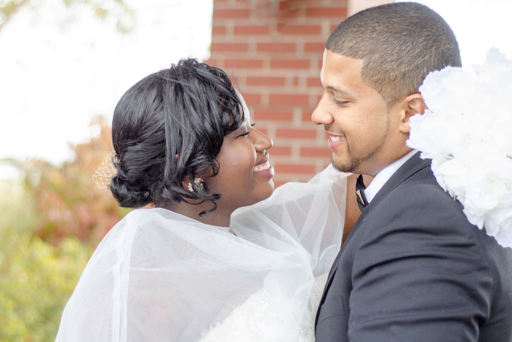 We got married in this photo. Photos represent thousand of words.