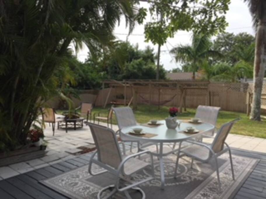 Expansive Outdoor Space with Fire Pit & Hot Tub
