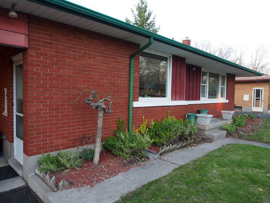View of the front of the house