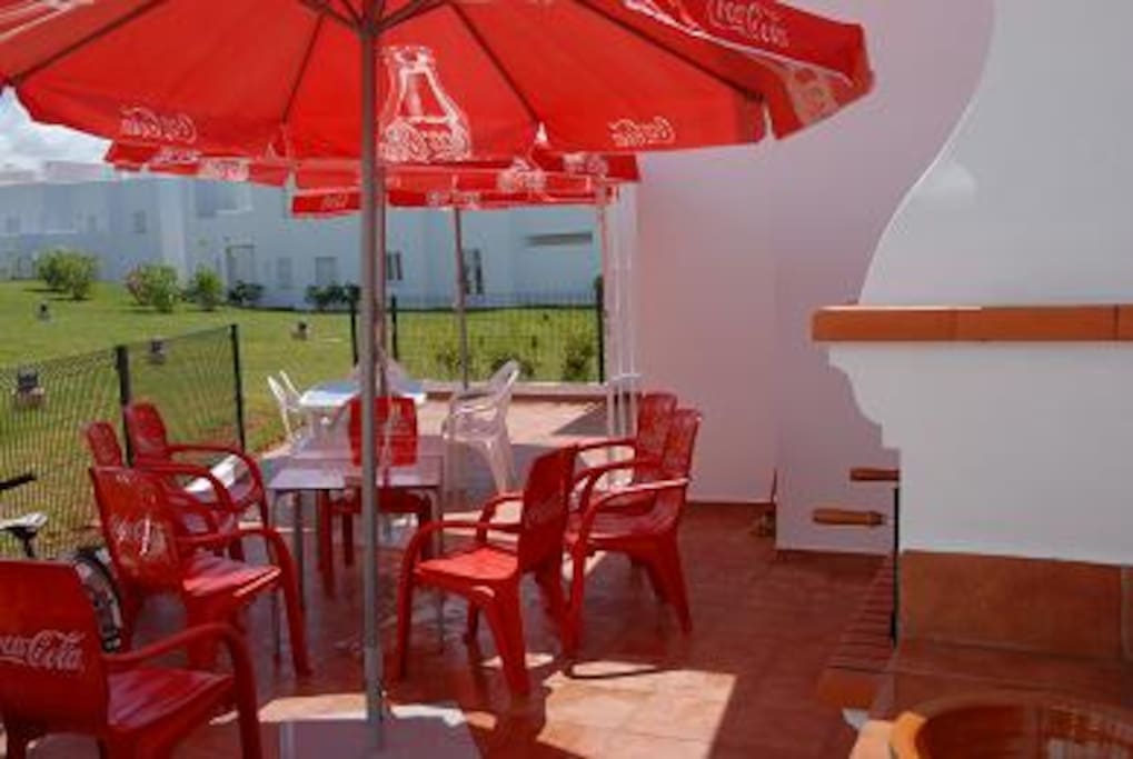 Patio con Barbacoa