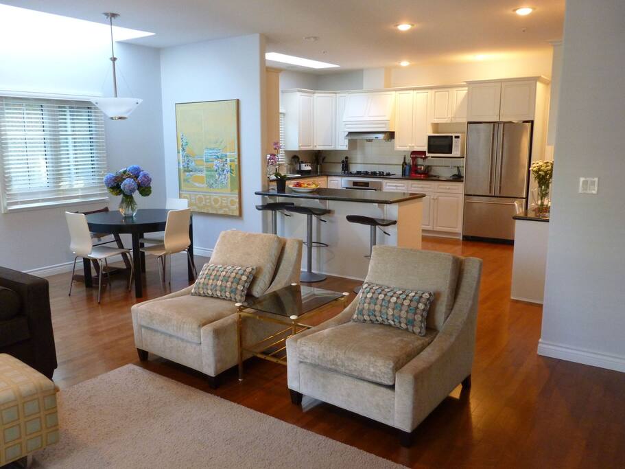 Open planned living.
