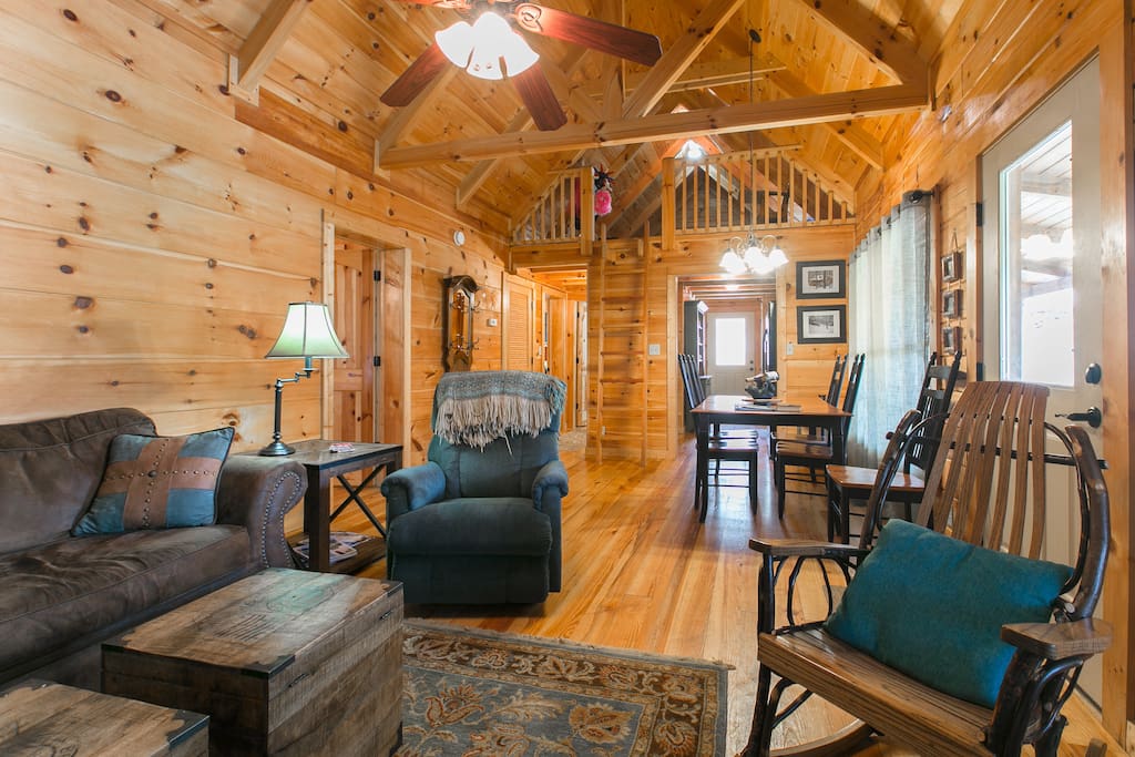 Living room with Kitchen - Loft View
