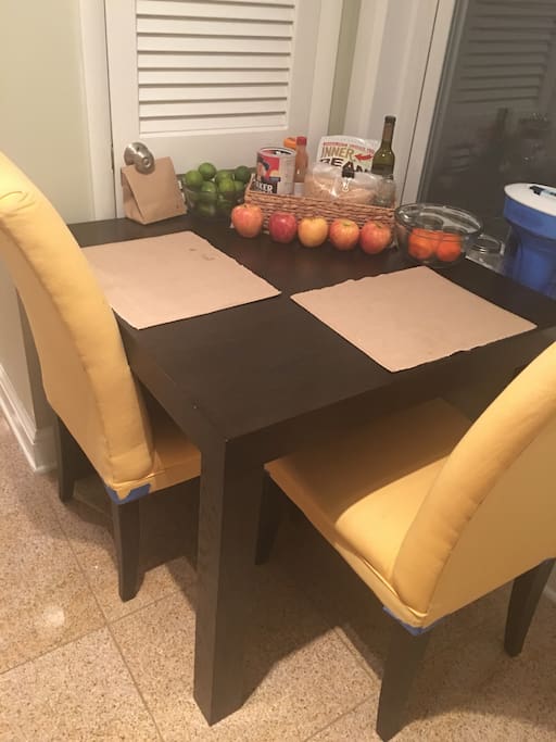 Dining for two