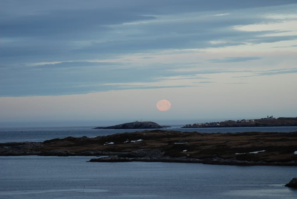 View from the breakfast table of Port aux Basques