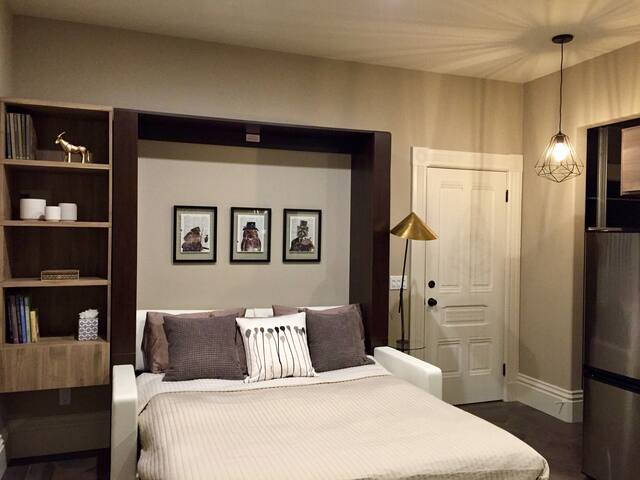 New modern Euro-style studio in Elegant Victorian