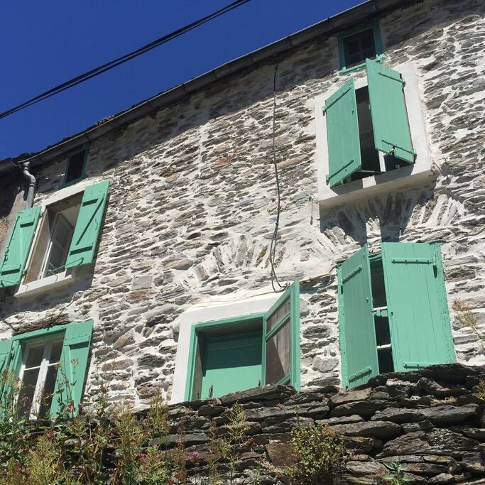 Façade sud ensoleillée