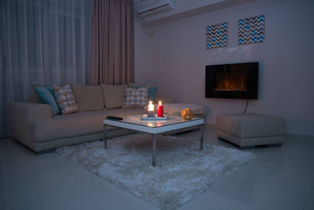 Cozy, warm and elegant living room