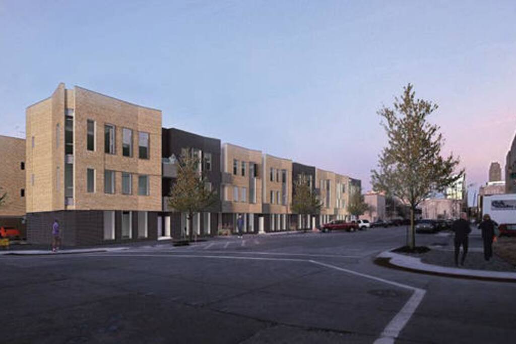 Outside picture of the Civic-our New Condo!
