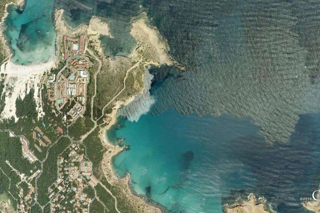 Menorca. Zona de la urbanización